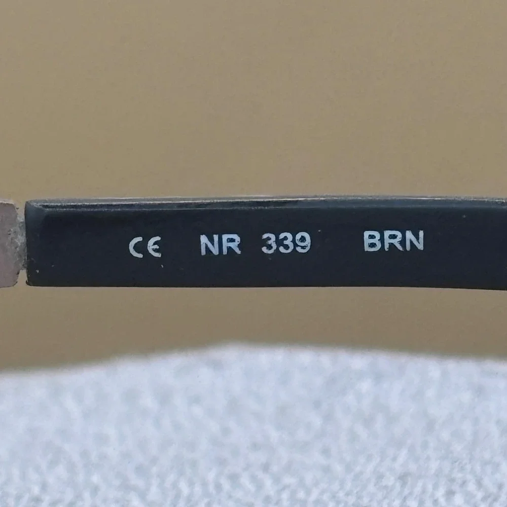 Y2K Office Siren Rimless‎ Filigree Eyeglasses Bronze Brown NR 339 BRN 53-17-135
